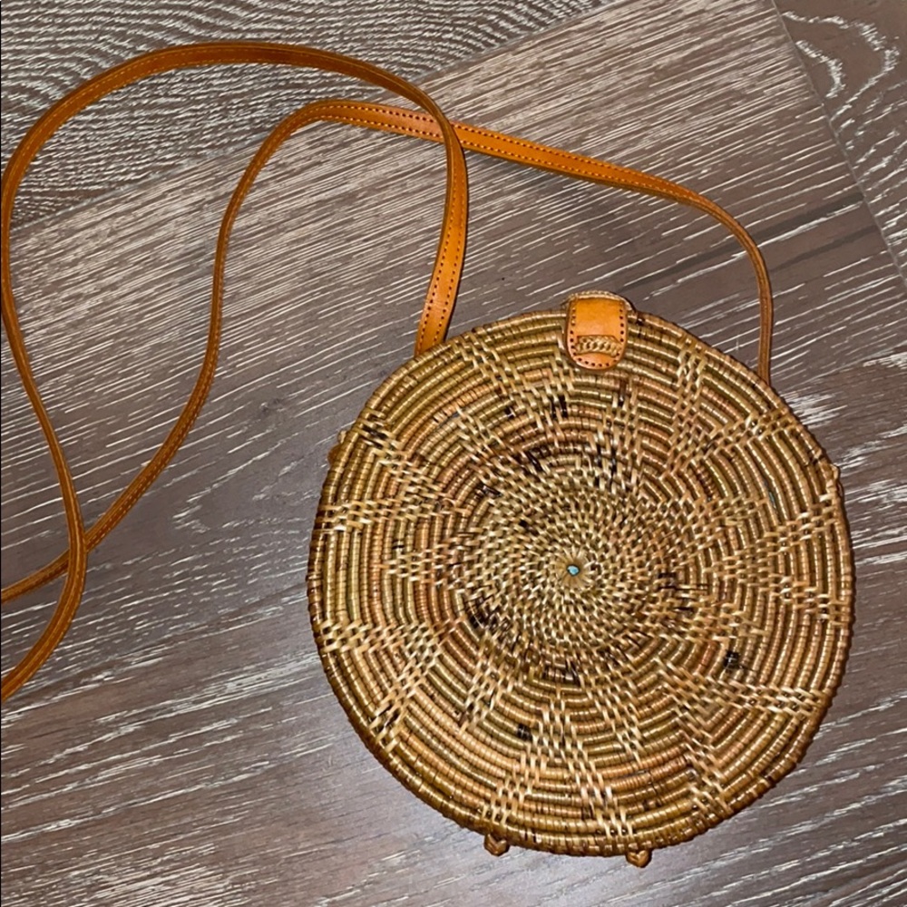 Free people straw bag